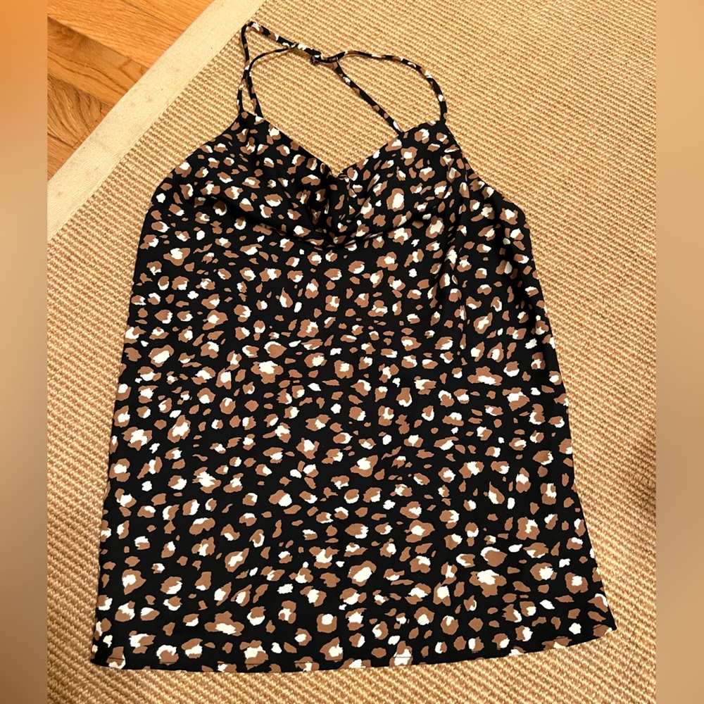 low back printed top Fab’rik